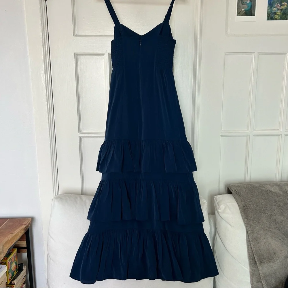 Abercrombie Navy Tiered Dress
